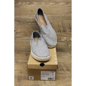 Toms Avalon Slip On Sneakers Men's Size 8 Gray Wool Casual Comfort Shoes